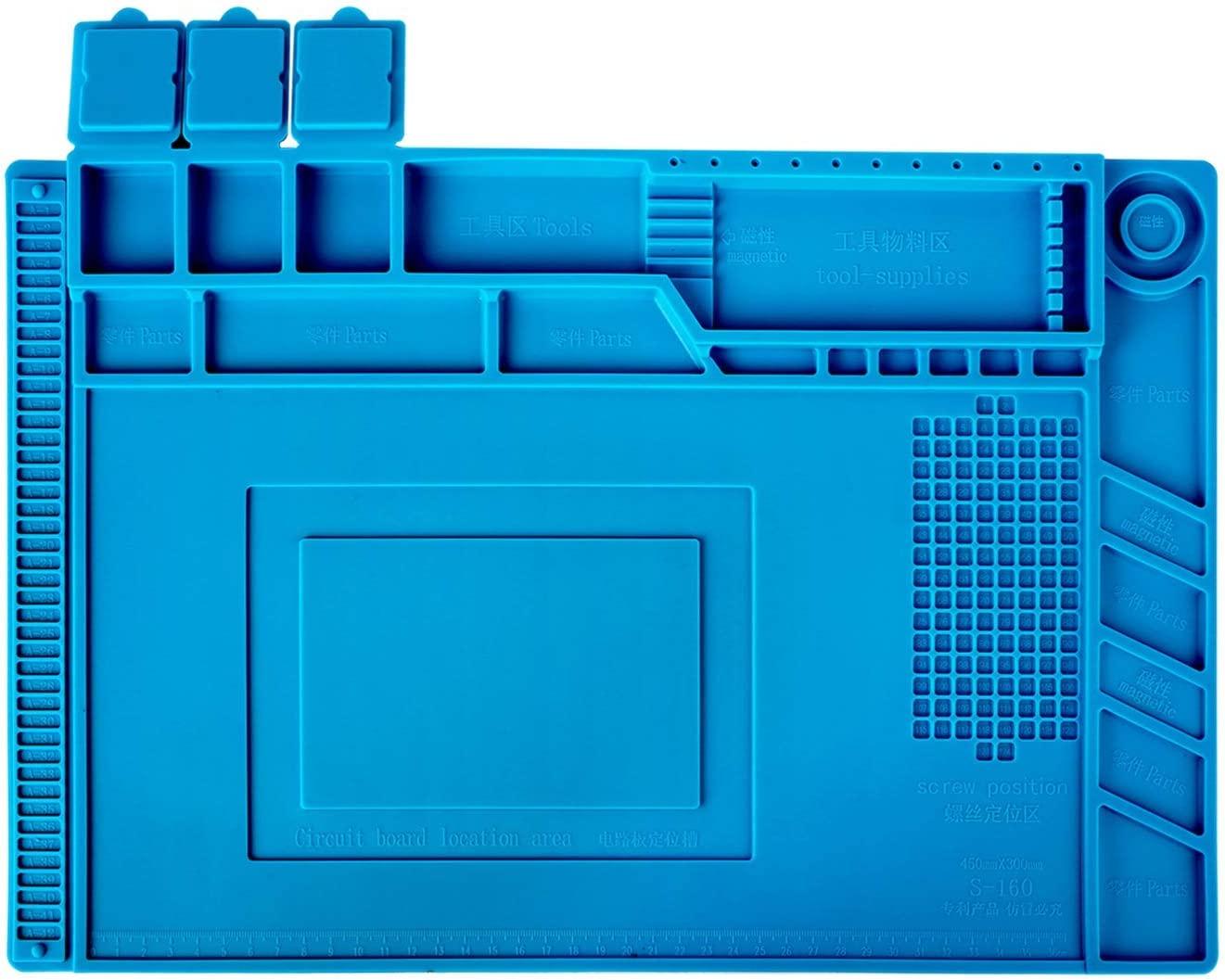 Magnetic, Heat Resistant, Antistatic Silicone Repair Mat - Best Cell Phone Parts Distributor in Canada, Parts Source Magnetic, Heat Resistant, Antistatic Silicone Repair Mat - Best Cell Phone Parts Distributor in Canada, Parts Source